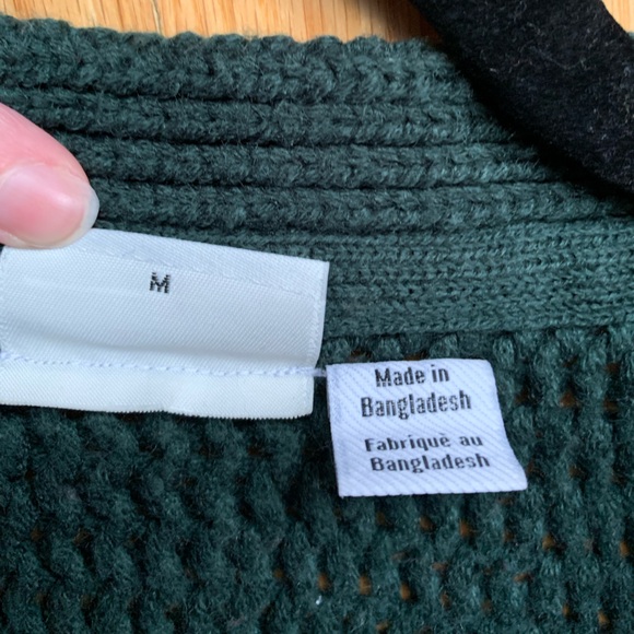 🎄🔥Forest Green knit Sweater slouchy fit - Picture 5 of 6